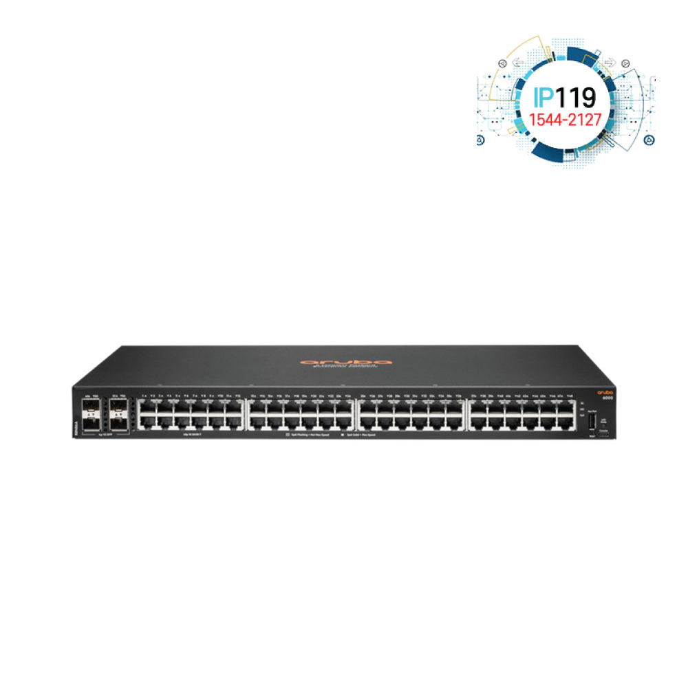 [중고] HPE Aruba 아루바 CX6000-48G 4SFP 48포트 스위치 (R8N86A)