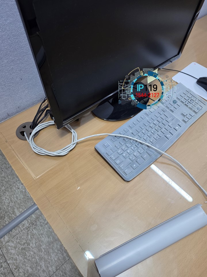 마포구 사무실 네트워크선 교체 후 깔끔한 마감 작업