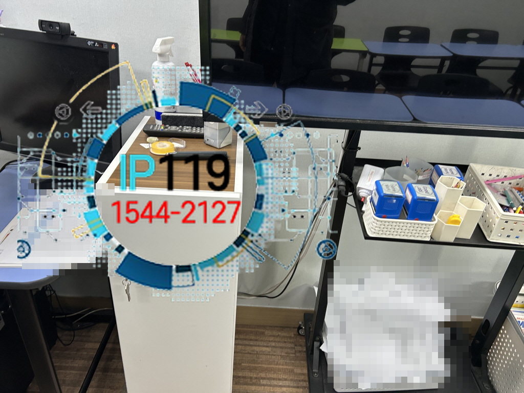 용인 삼공타워 4층 어학원 전기·통신 배선 전면 정돈 작업