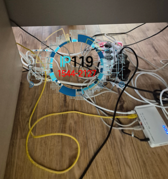 사무실 랜선 네트워크설치 작업